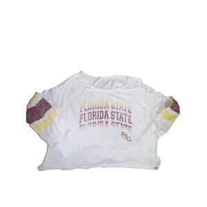 Women’s Colosseum Florida State University Long Sleeve Crop Top FSU Medium N7